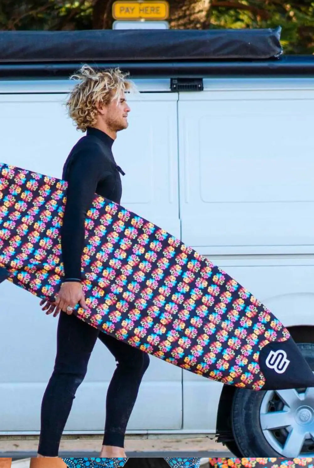 Alien Flower love Boardsox® Custom Fit Big Wave Gun Cover BoardSox