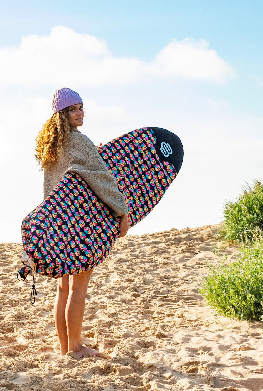 Alien Flower Love Flower - Fun/Fish Surfboard Cover