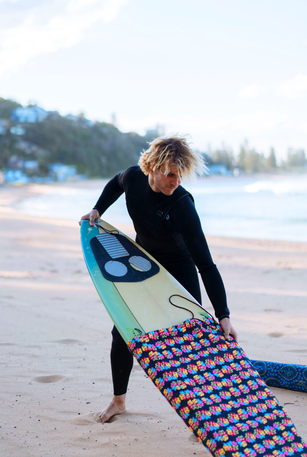 Alien Love Flower - Longboard Surfboard Cover