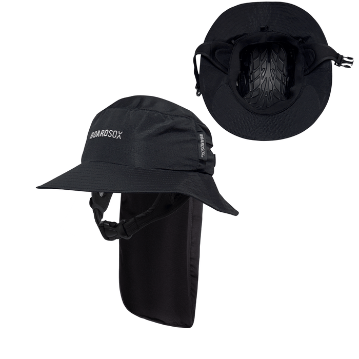 Black Surf Bump Hat