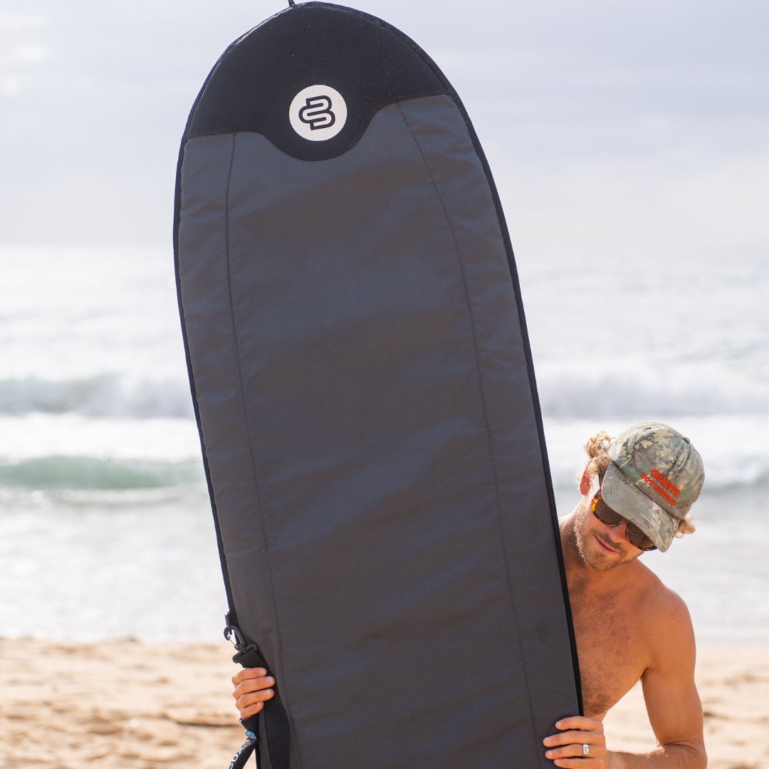 Fun/Mid Surfboard - Boardsox Travel Zipperless Surfboard Cover