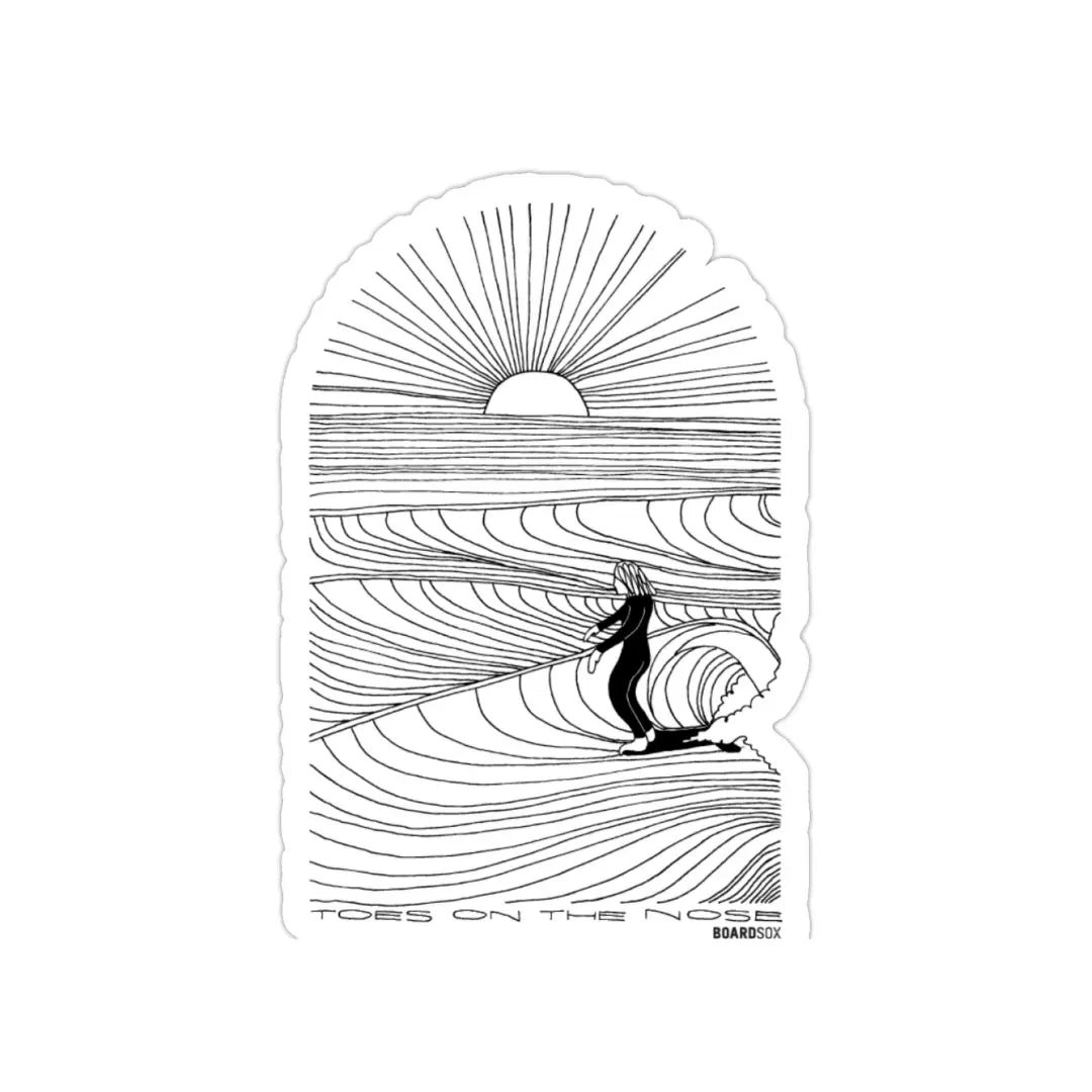 Toes on the Nose - Boardsox Sticker BOARDSOX® Australia