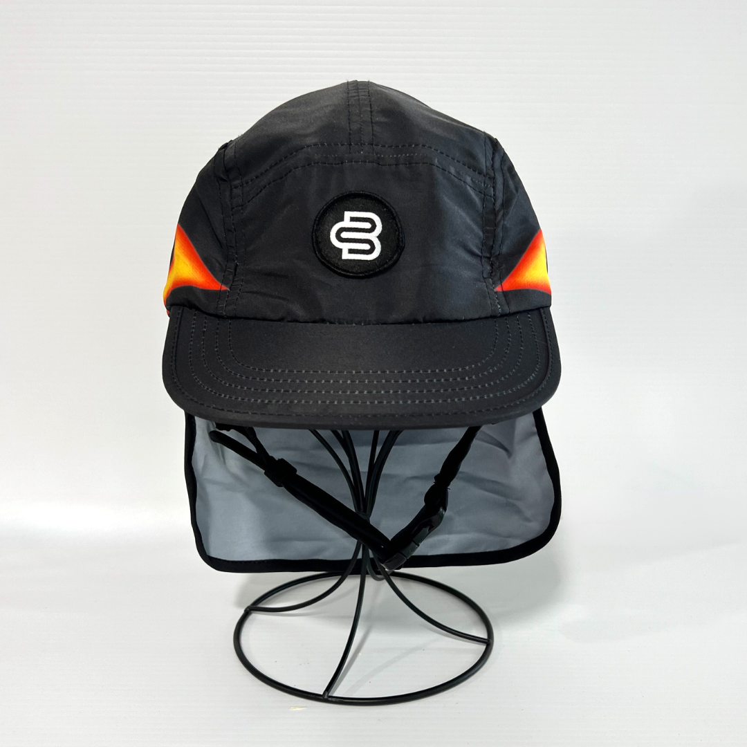 Flames caps top