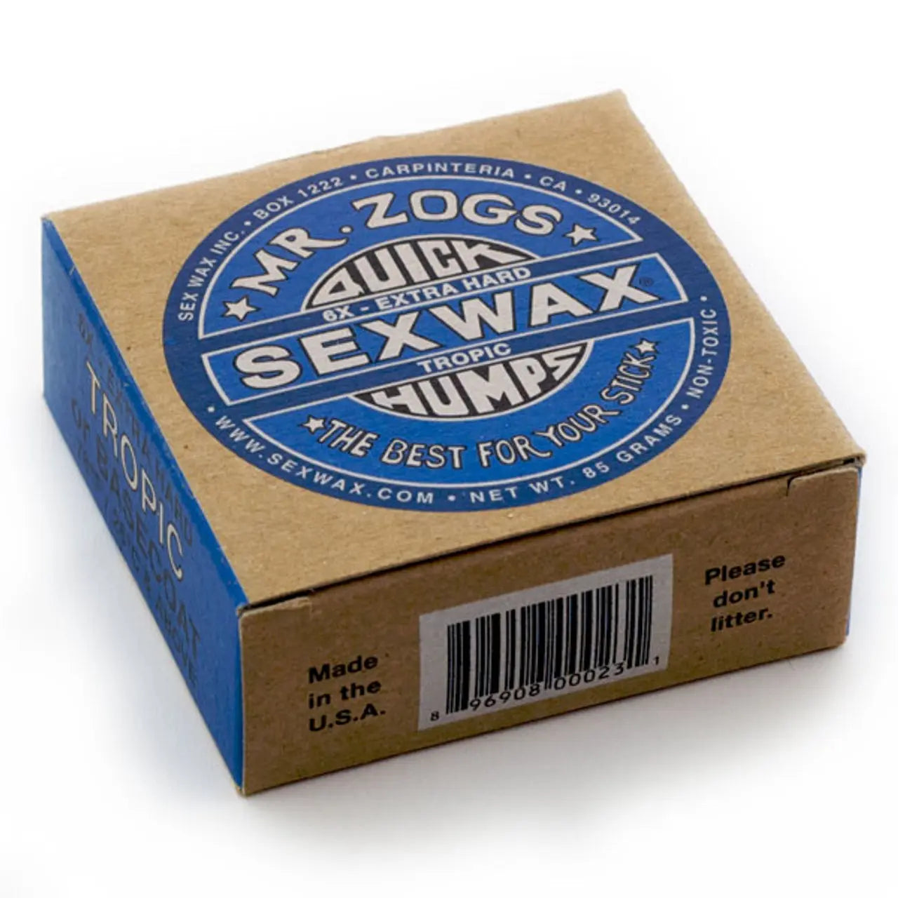 Mr Zogs - Surfboard Wax Tropical/Base Coat. (26 ℃ Above ) BLUE BOARDSOX® Australia