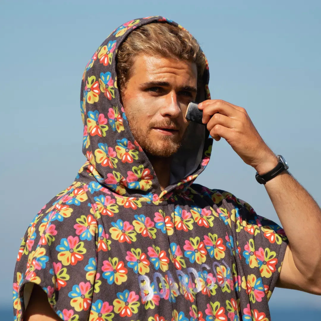 Alien Flower Love - Hooded Towel - BOARDSOX®Towel