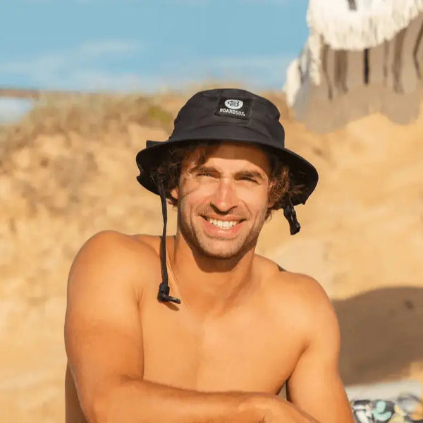 Black - Boardsox Bucket Surf Hat