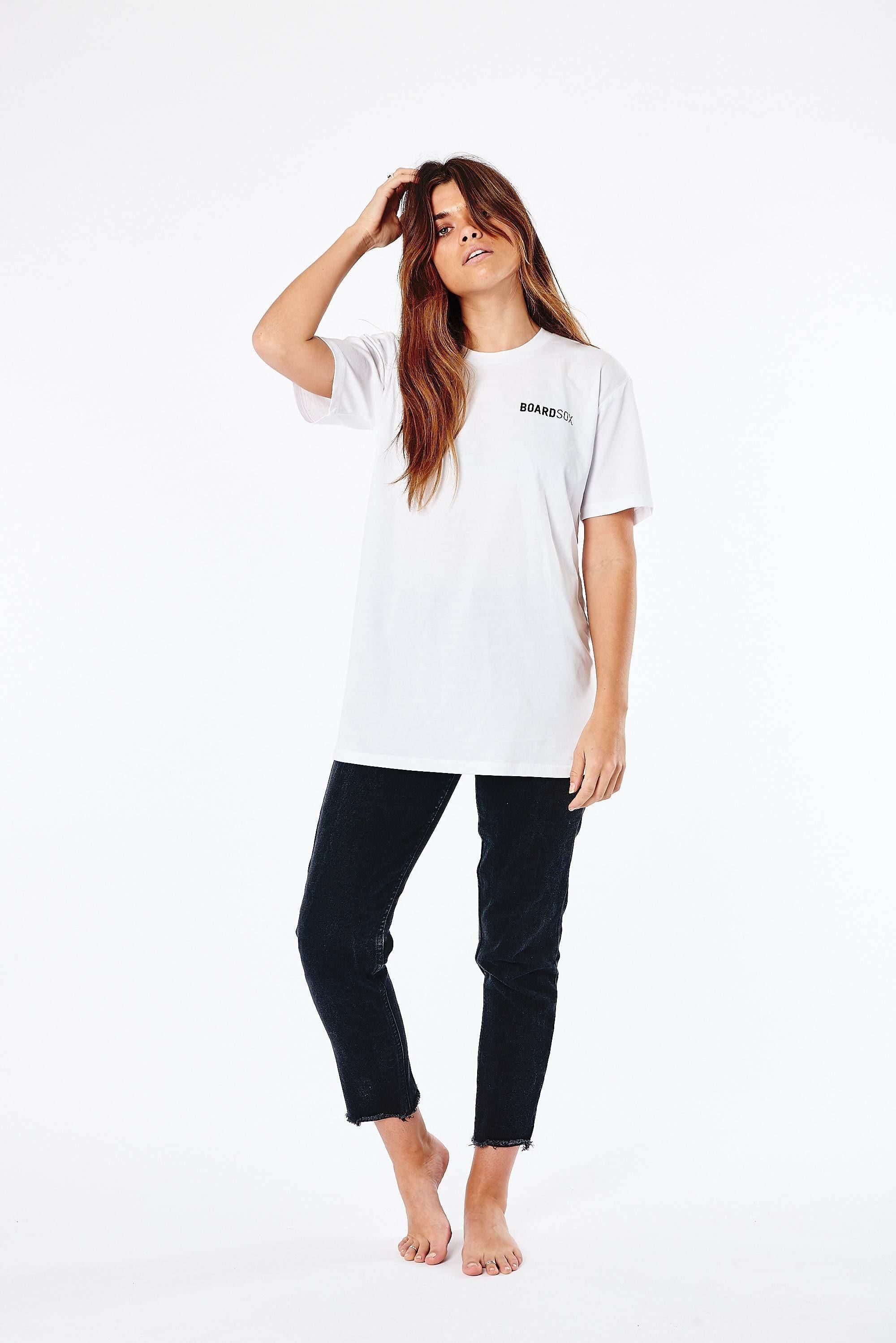 Boardsox® White T-Shirt unisex