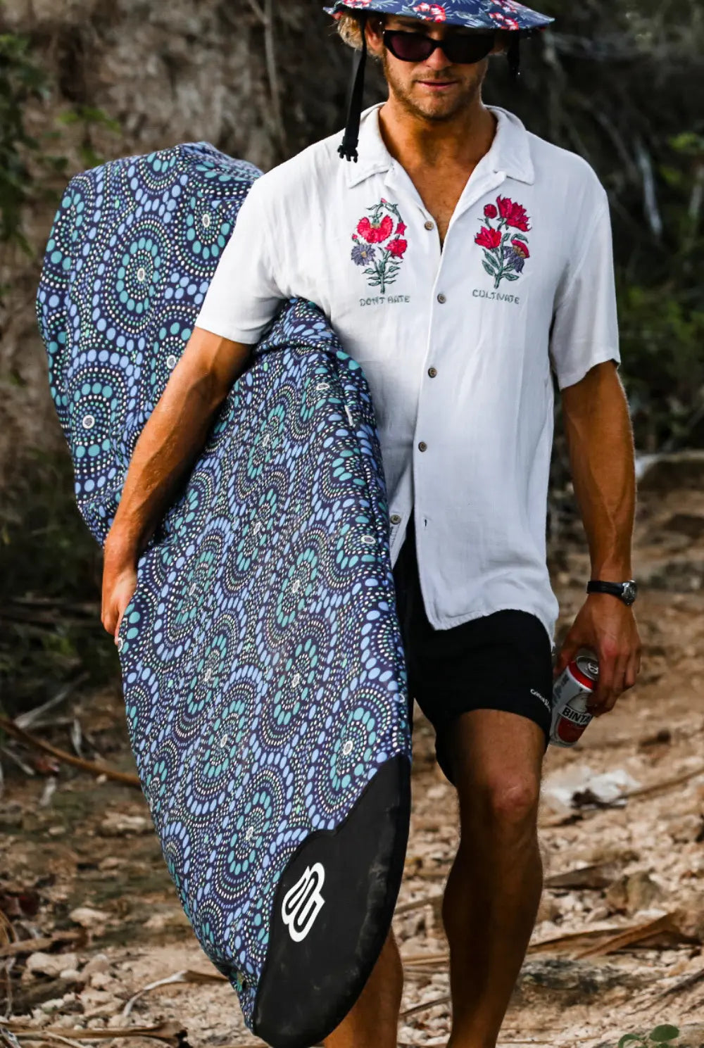 Bombora - Boardsox Canvas Surfboard Cover – Mid length Surfboard - BOARDSOX®BoardSox Surfboard Cover