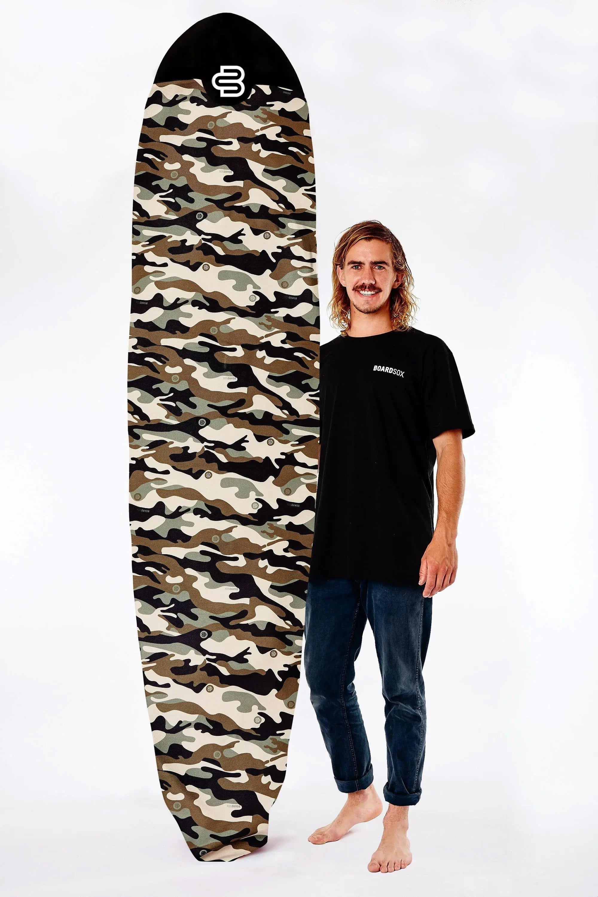 Camo Longboard Surfboard Cover - BOARDSOX®BoardSox Surfboard Cover