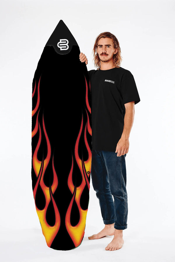 Flames Shortboard Cover