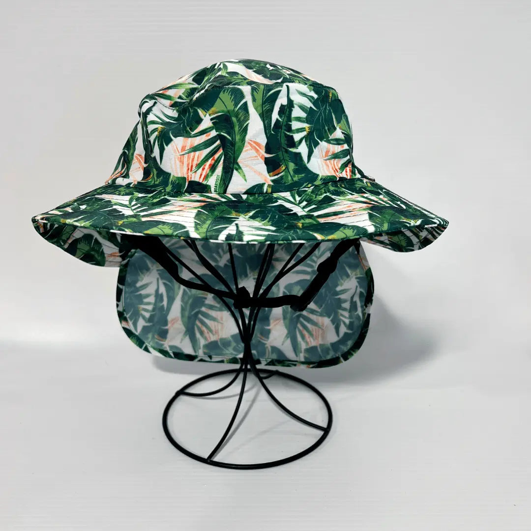 Green Leaf Boardsox Buket Surf Hat + Hard Shell Insert - BOARDSOX®Hat