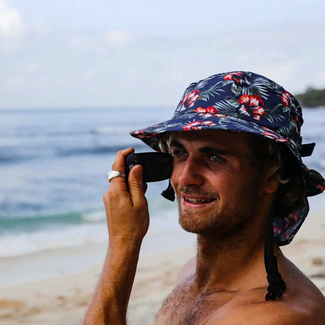 Hawaiian Boardsox Surf Hat + Hard Shell Instert - BOARDSOX®Hat