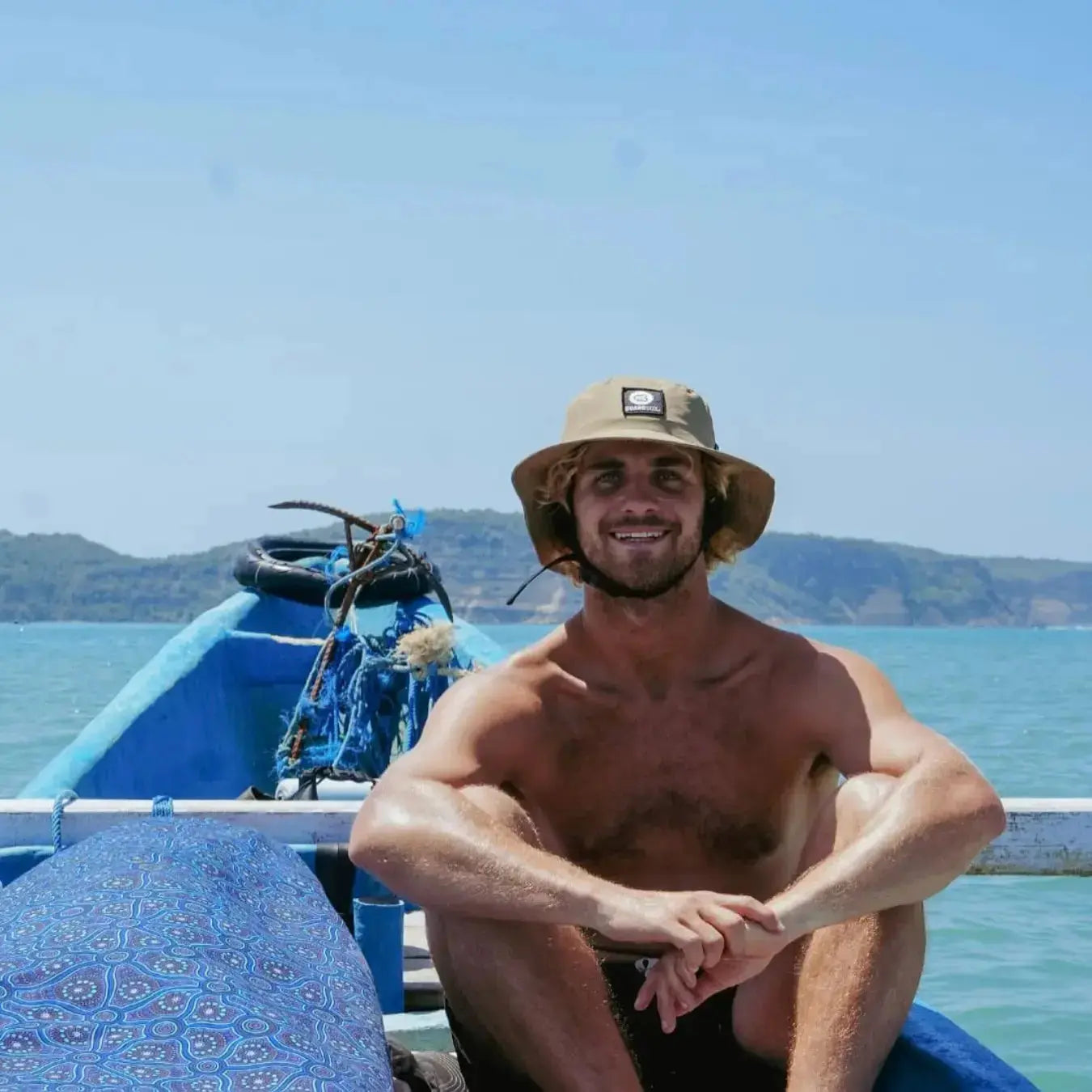 Khaki Boardsox Surf Hat + Hard Shell Insert - BOARDSOX®Hat