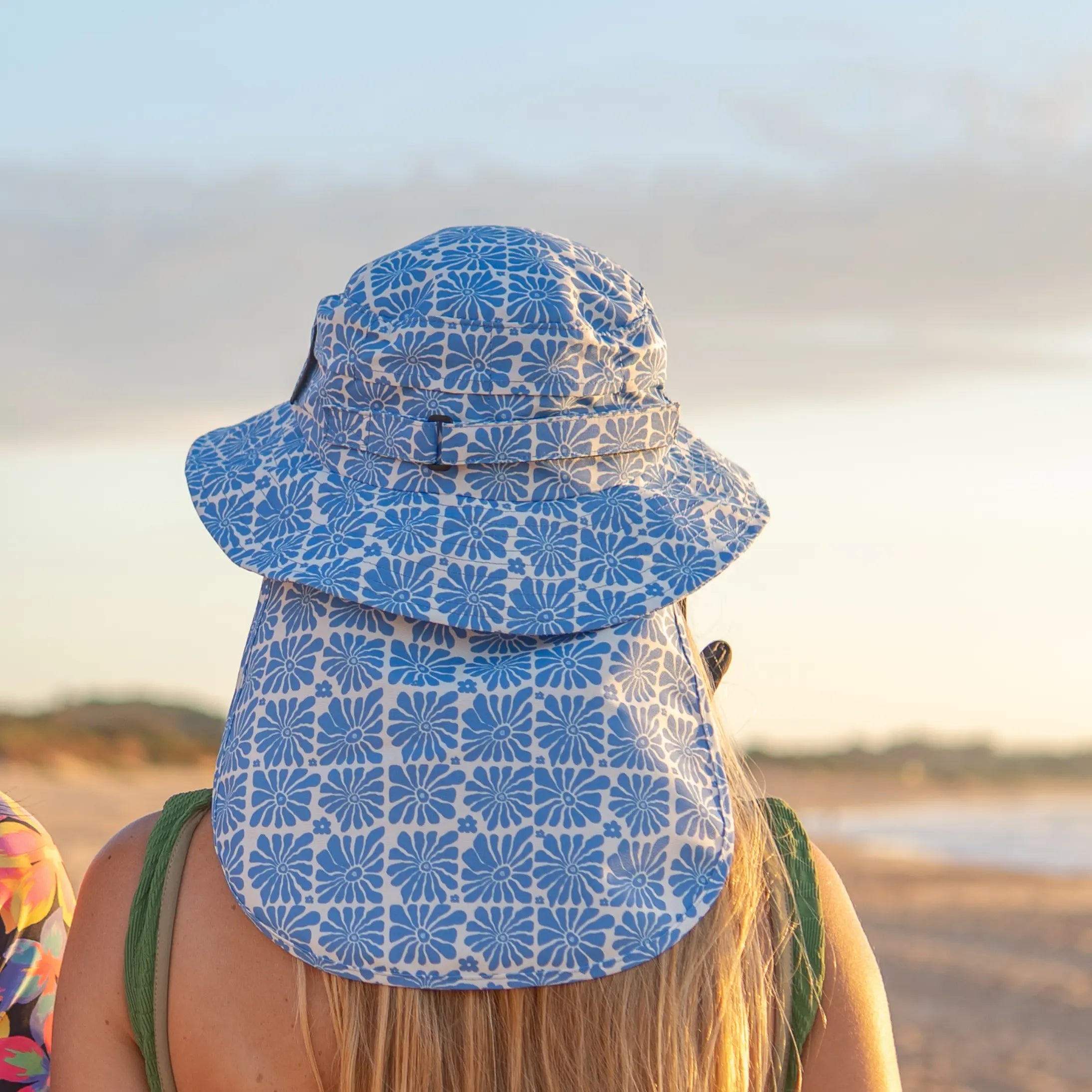 Lara - Blue Boardsox Surf Hat + Hard Shell Insert - BOARDSOX®Hat