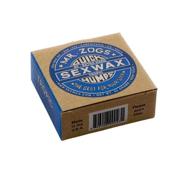 Mr Zogs - Surfboard Wax Tropical/Base Coat. 26 ℃ Above - BLUE