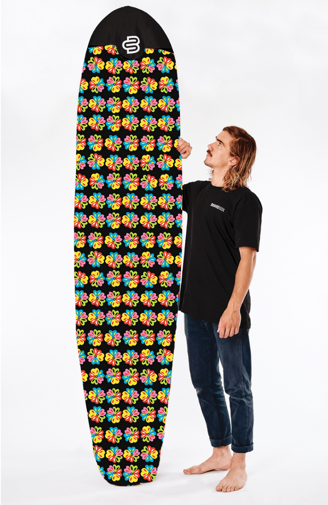 Ozzie Wright - Alien Love Flower Boardsox® Long Surfboard Cover - BOARDSOX® AustraliaBoardSox Surfboard Cover