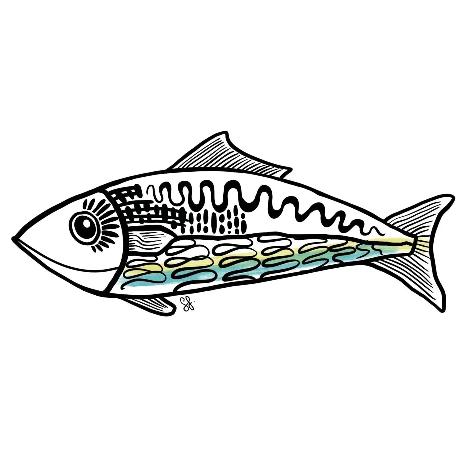 Sophie Fletcher Stickers - Small Landscape - BOARDSOX®