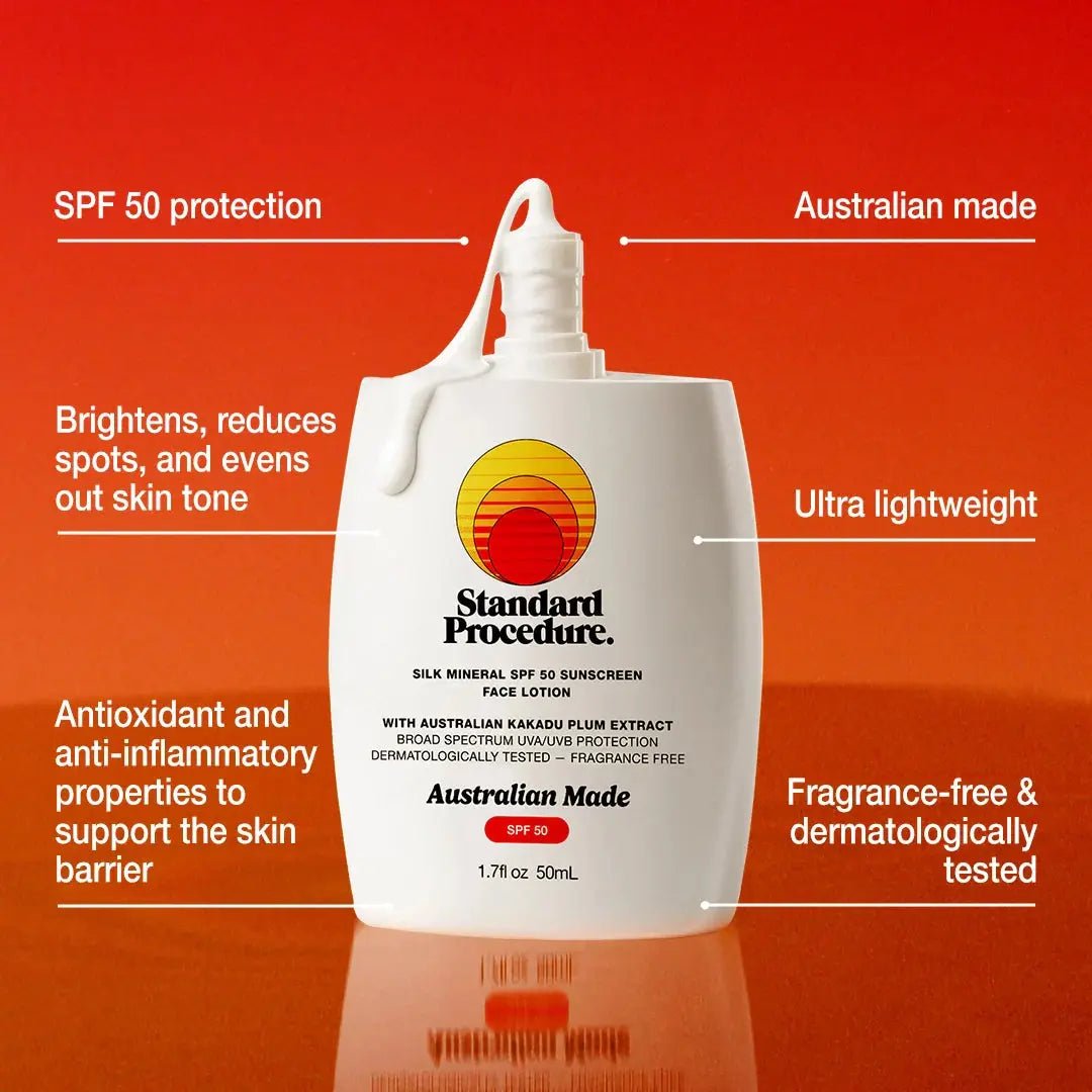 Standard Procedure - Silk Mineral SPF 50 Sunscreen - 50ml - BOARDSOX®