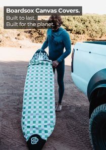 Canvas cover loaded on a ute