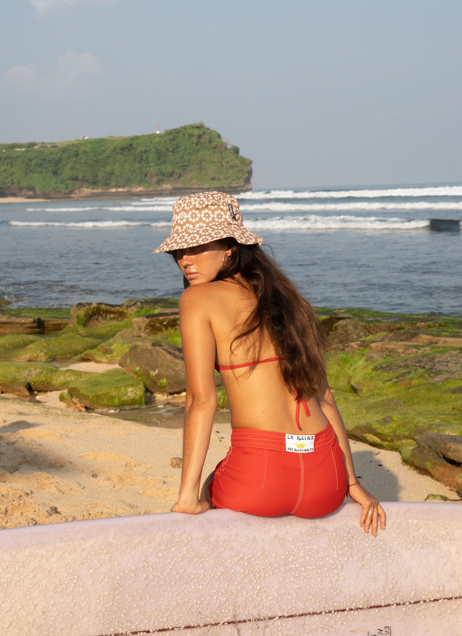 Checker Bucket Surf Hat