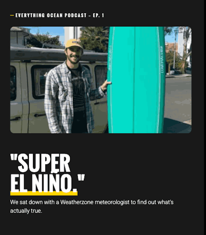 Super El Niño 2026: what it means for Australian surf, water temps and sharks