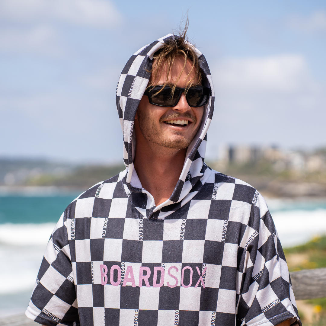 Checks - Boardsox Hooded Towel + Surf Poncho