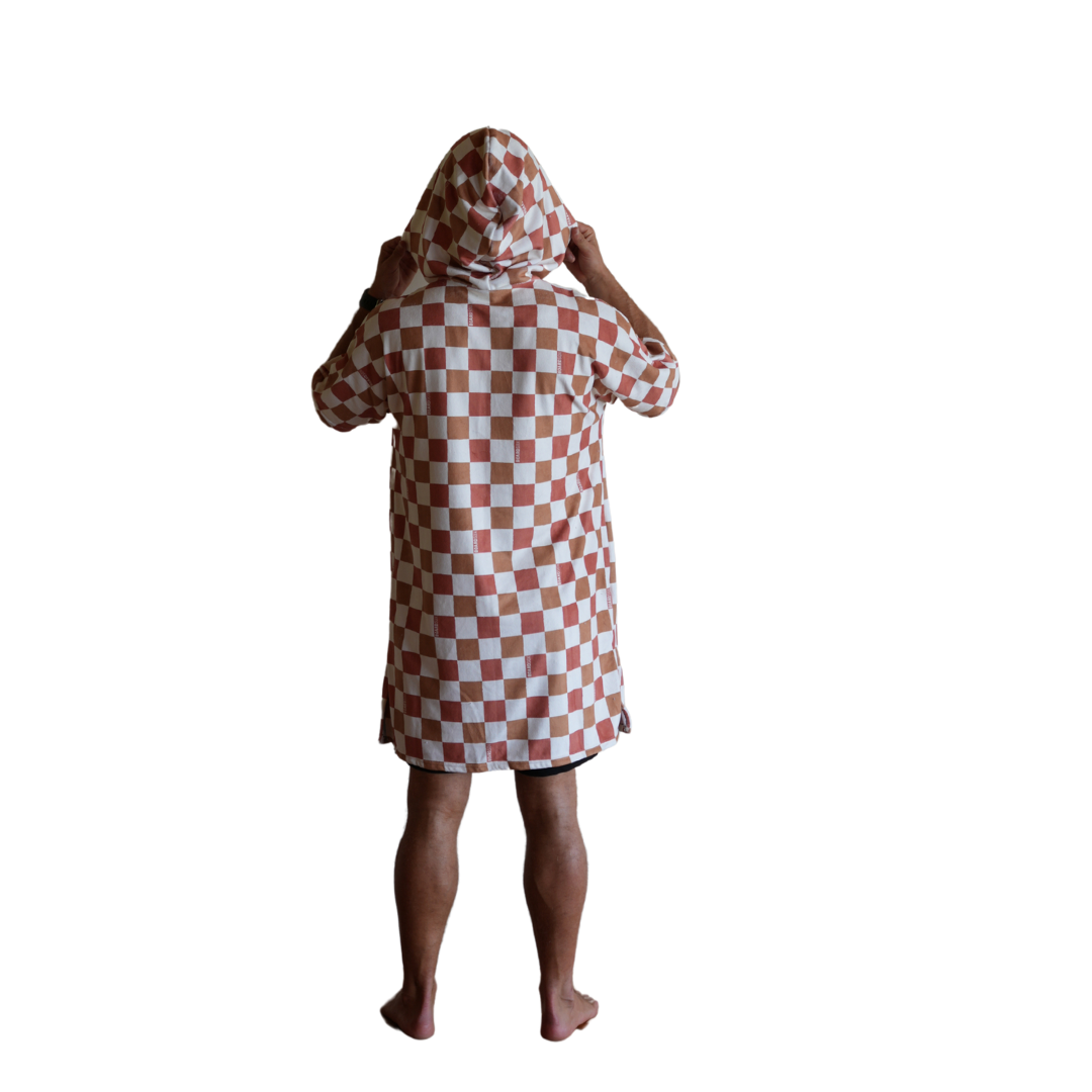 Carissa Check - Boardsox Hooded Towel + Surf Poncho