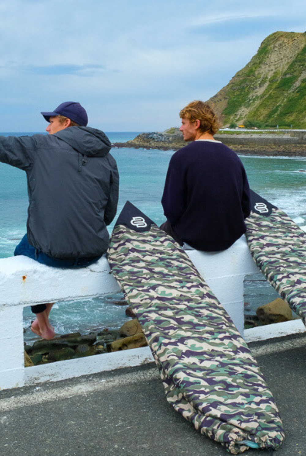 Camo Longboard Surfboard Cover