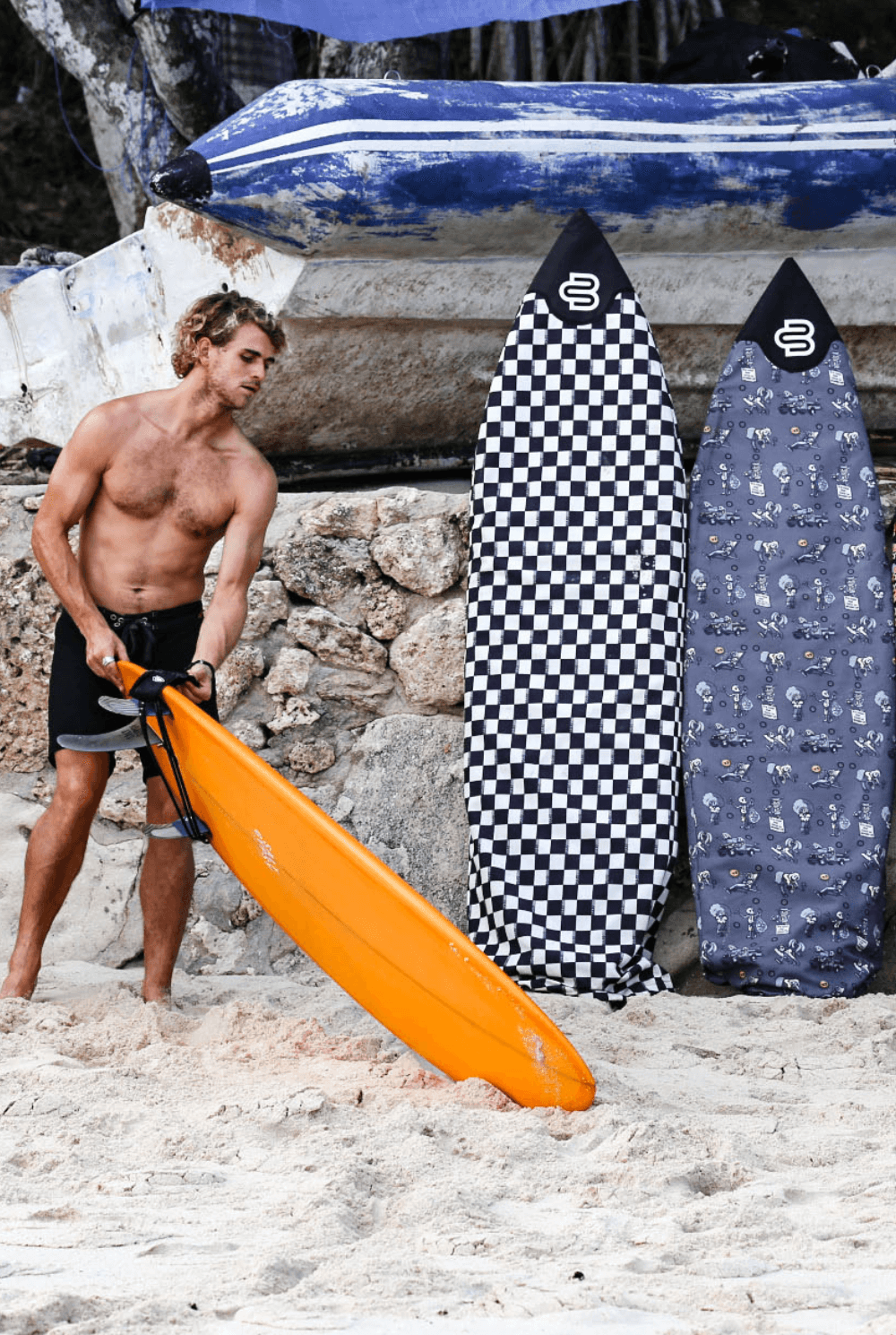 CHECKS Fun/Fish Surfboard Cover - BOARDSOX® Australia