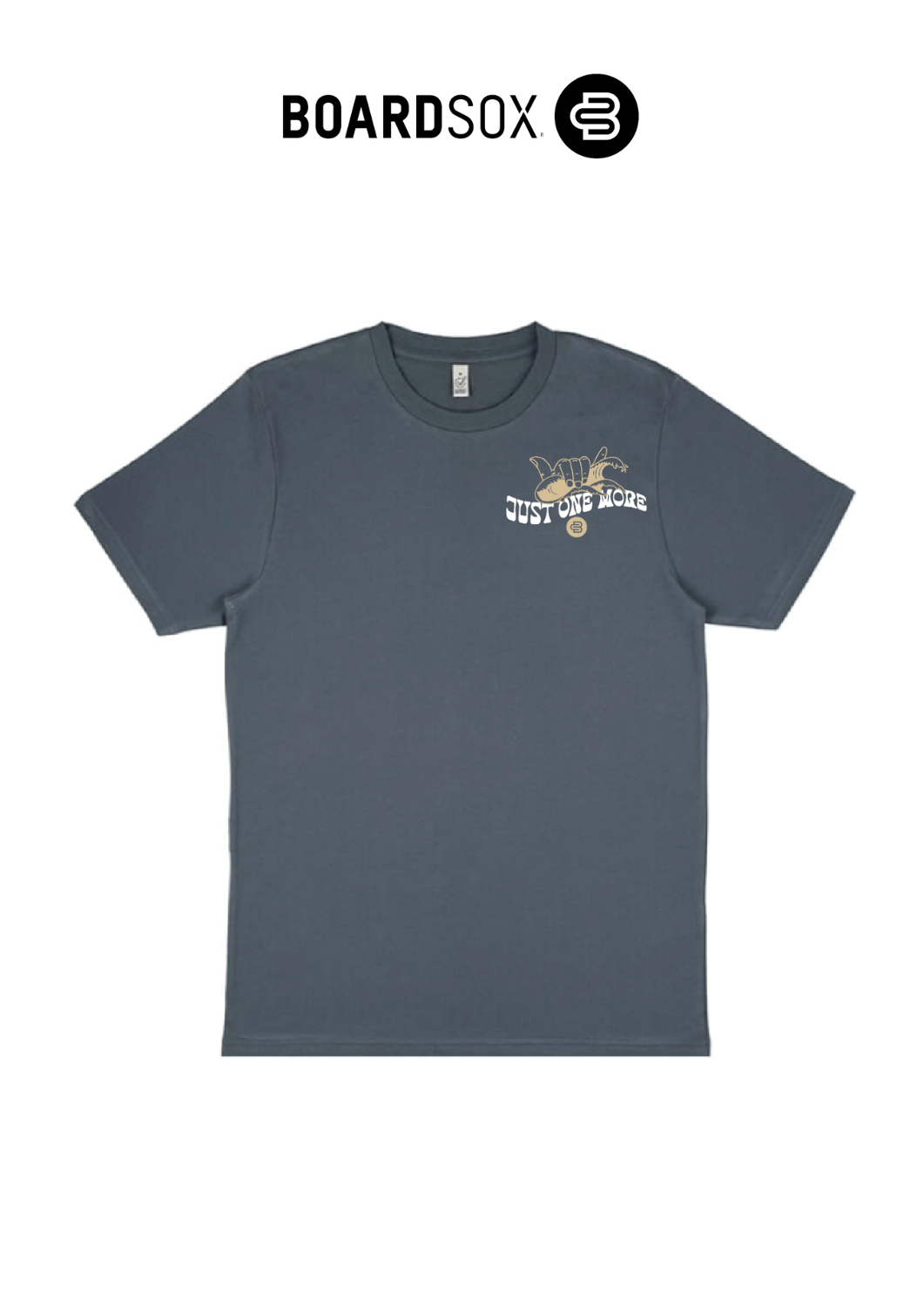 Boardsox Just One More T-Shirt - Dark Grey. 🌏 Climate Neutral - BOARDSOX® AustraliaT-Shirt