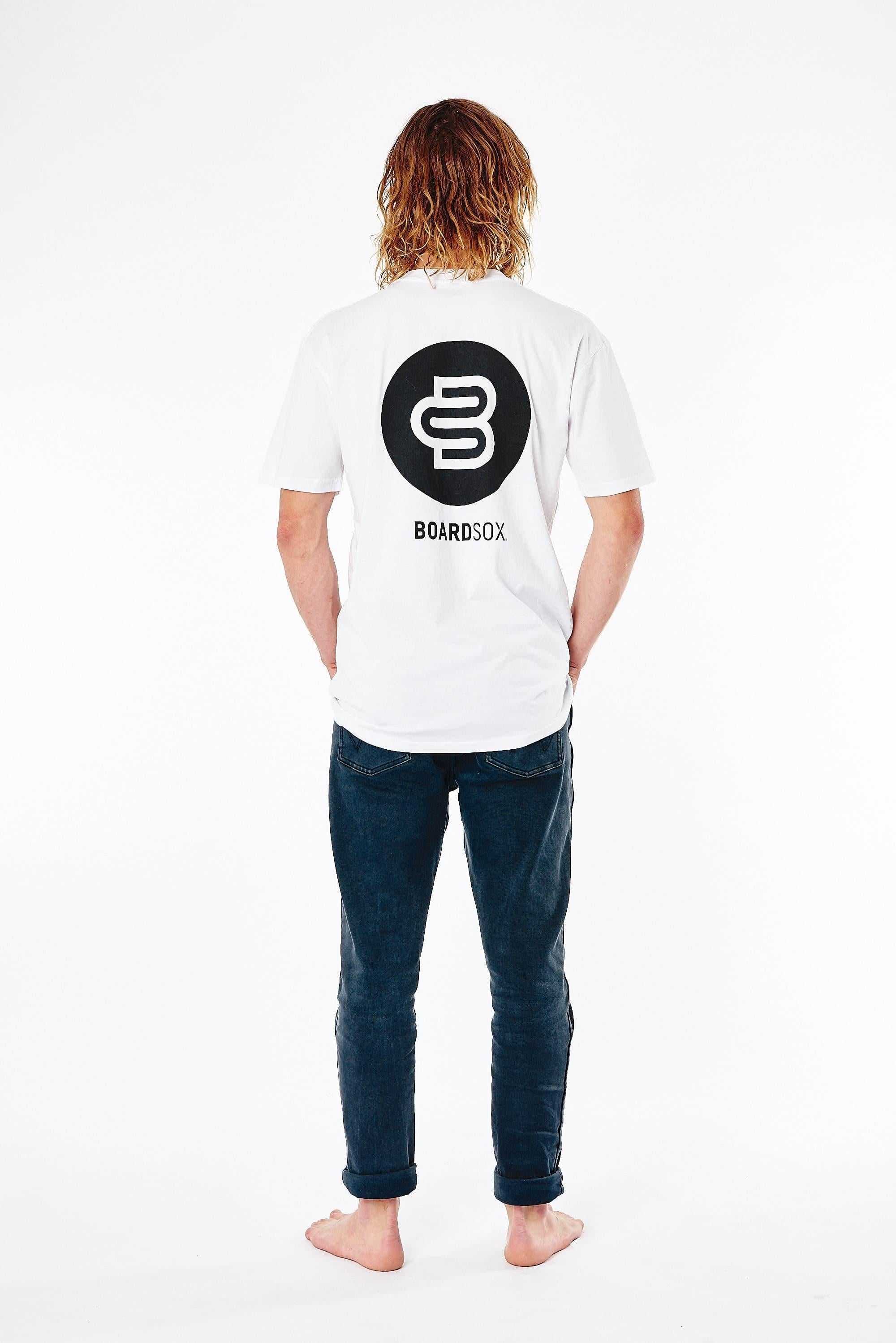 Boardsox® Mens White T-Shirt - BOARDSOX® AustraliaT-Shirt