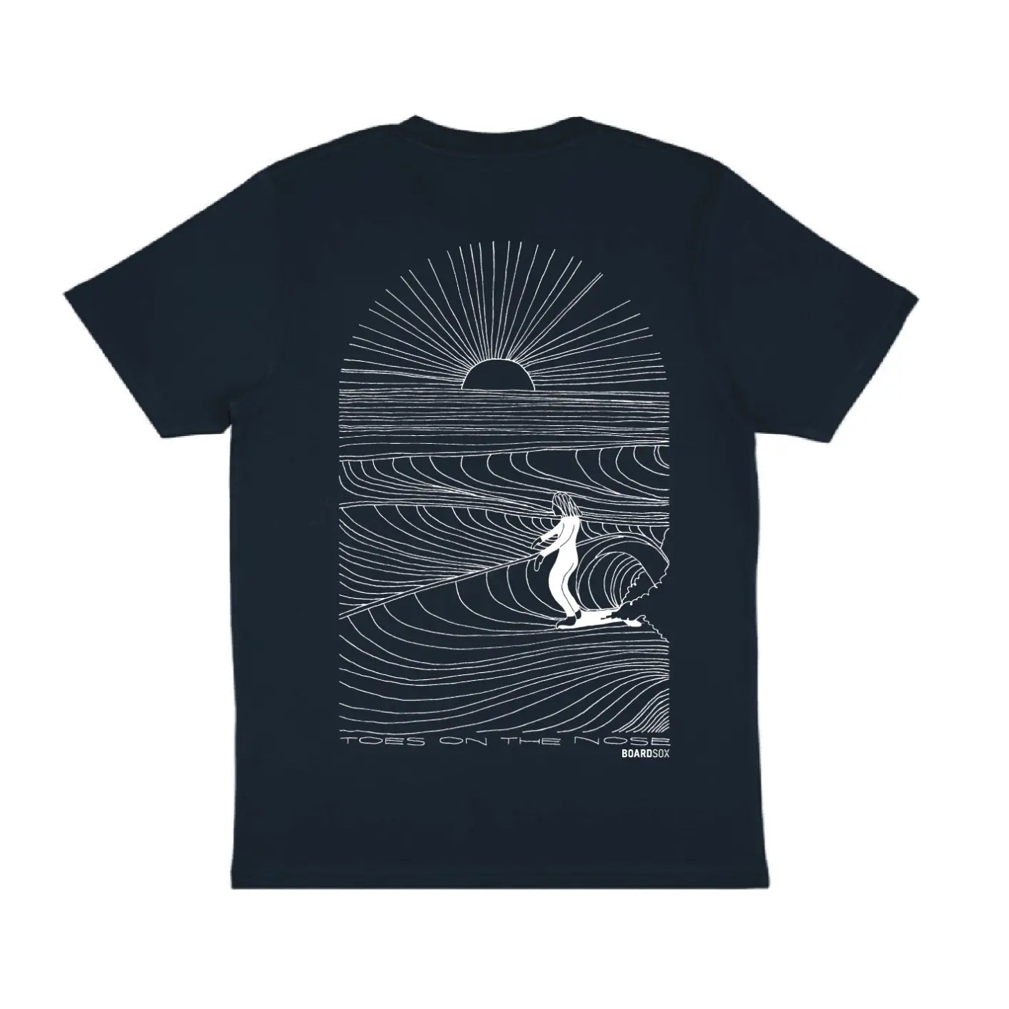 Boardsox “Toes on the Nose” T-Shirt | Sustainable Surf Tee Australia - BOARDSOX®