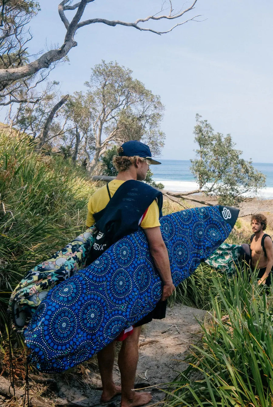 Bombora shortboard surfboard cover, available 5'0 to 7'0