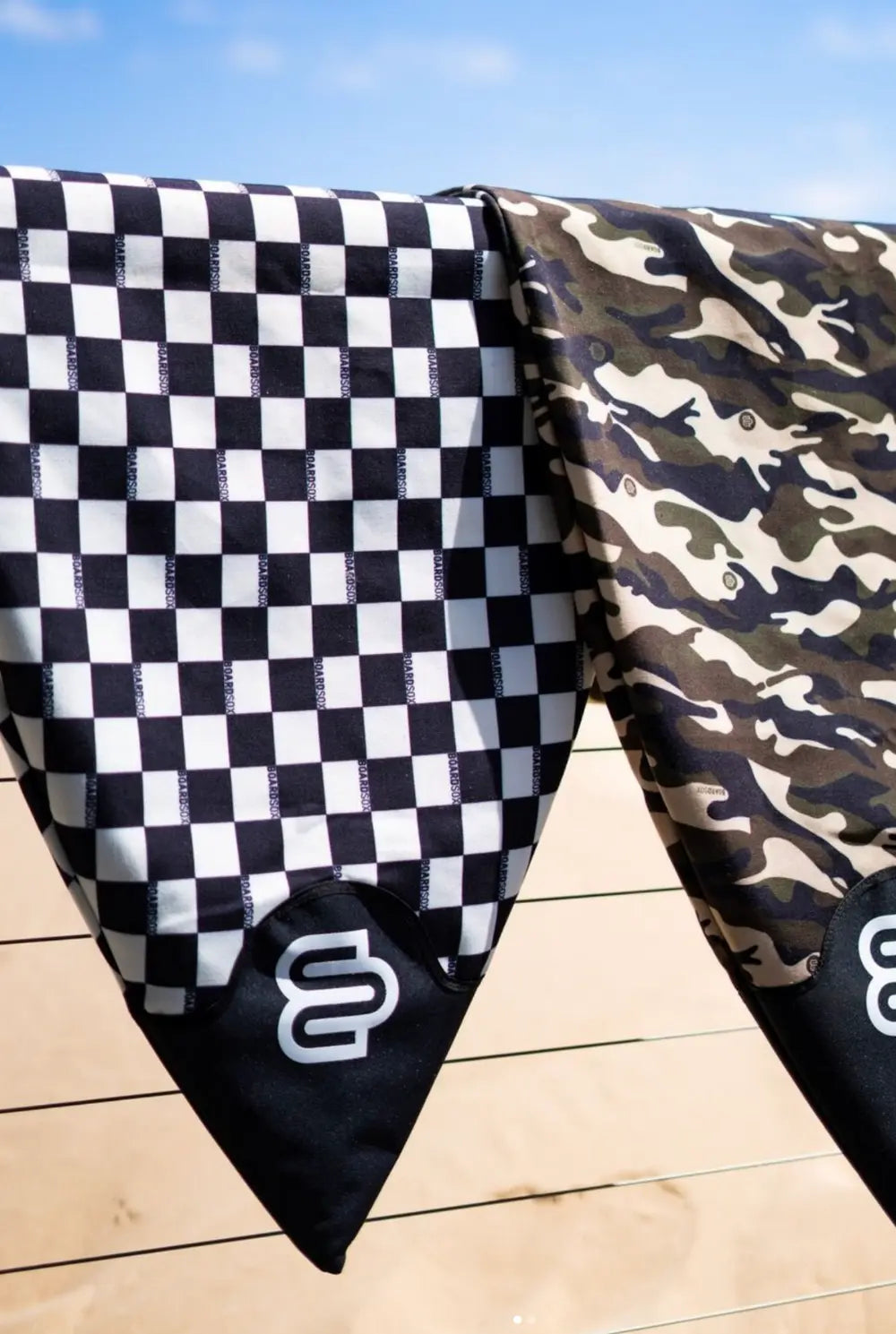 Checks Shortboard - Boardsox Canvas Surfboard Cover - BOARDSOX®BoardSox Surfboard Cover