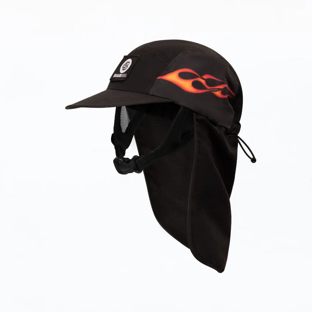Flames Boardsox Surf CAP + Hard Shell Insert - BOARDSOX®Hat