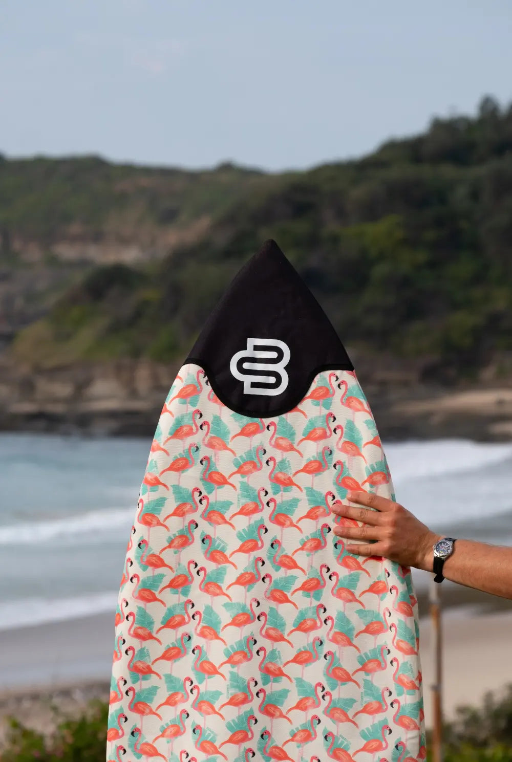 Flamingo Shortboard - Boardsox Canvas Surfboard Cover - BOARDSOX®BoardSox Surfboard Cover