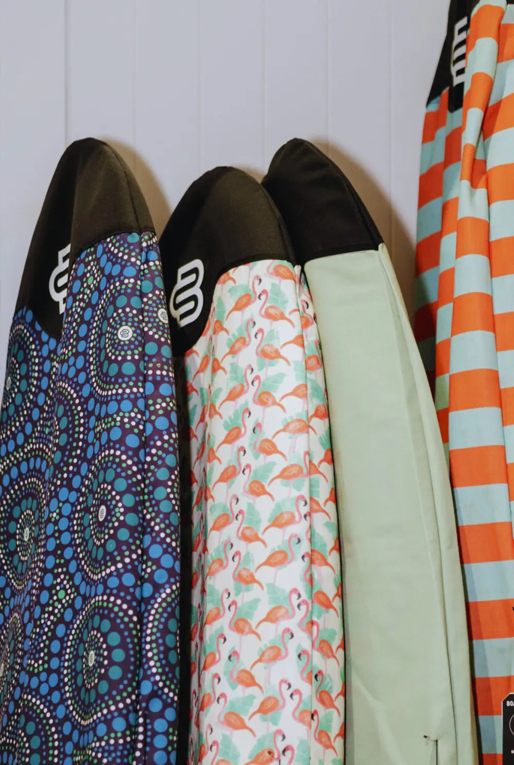 Flamingo Shortboard - Boardsox Canvas Surfboard Cover - BOARDSOX®BoardSox Surfboard Cover