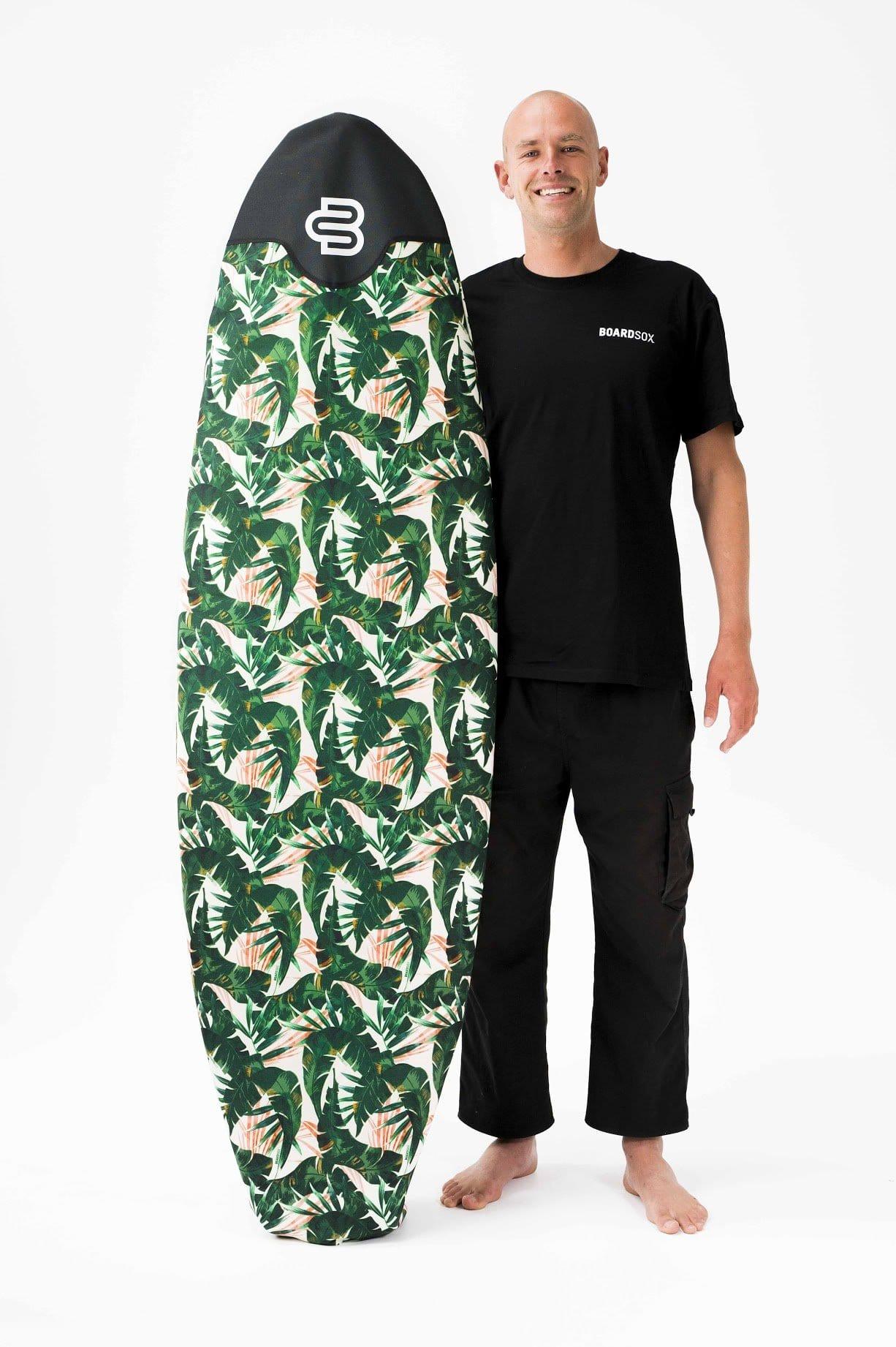 Green Leaf Boardsox® Fun/Hybrid Surfboard Cover - BOARDSOX® AustraliaBoardSox Surfboard Cover