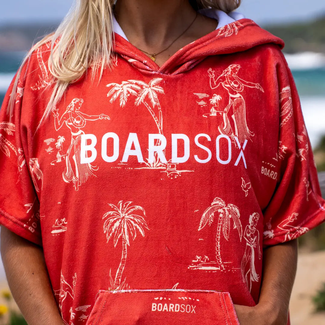 Hula Lula - Boardsox Hooded Towel + Surf Poncho - BOARDSOX®Towel