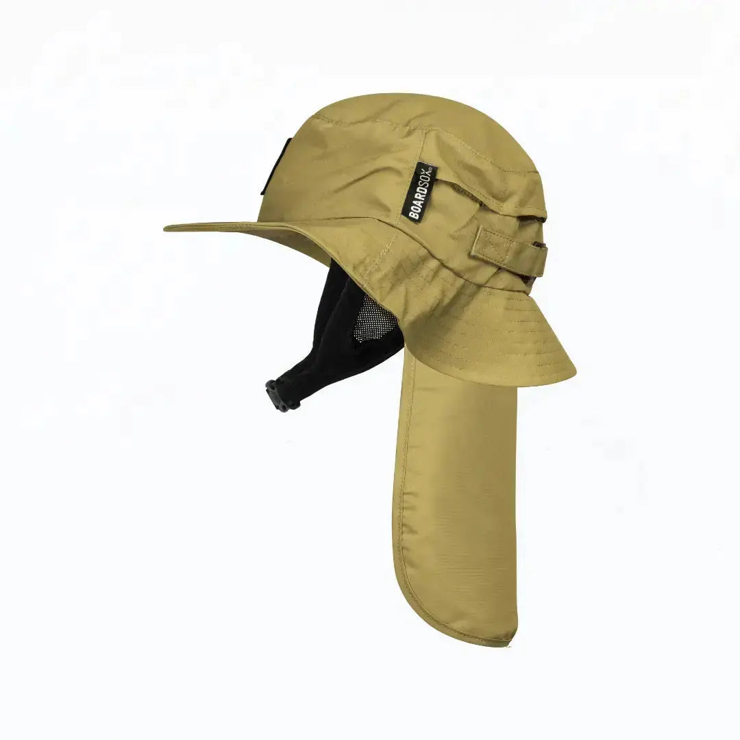 Khaki Boardsox Surf Hat + Hard Shell Insert - BOARDSOX®Hat