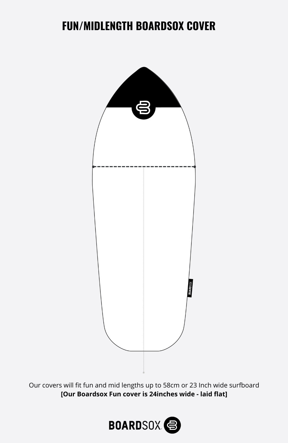 Mandala Boardsox® Fun/Hybrid Surfboard Sock - BOARDSOX® AustraliaBoardSox Surfboard Cover