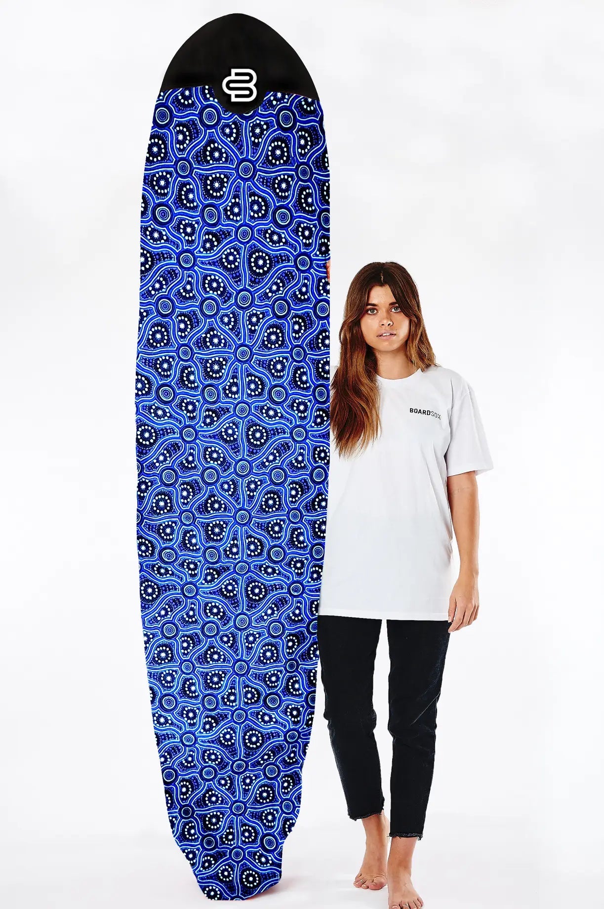 NEW! Saltwater Dreamtime - Longboard Boardsox Surf board cover - BOARDSOX®BoardSox Surfboard Cover