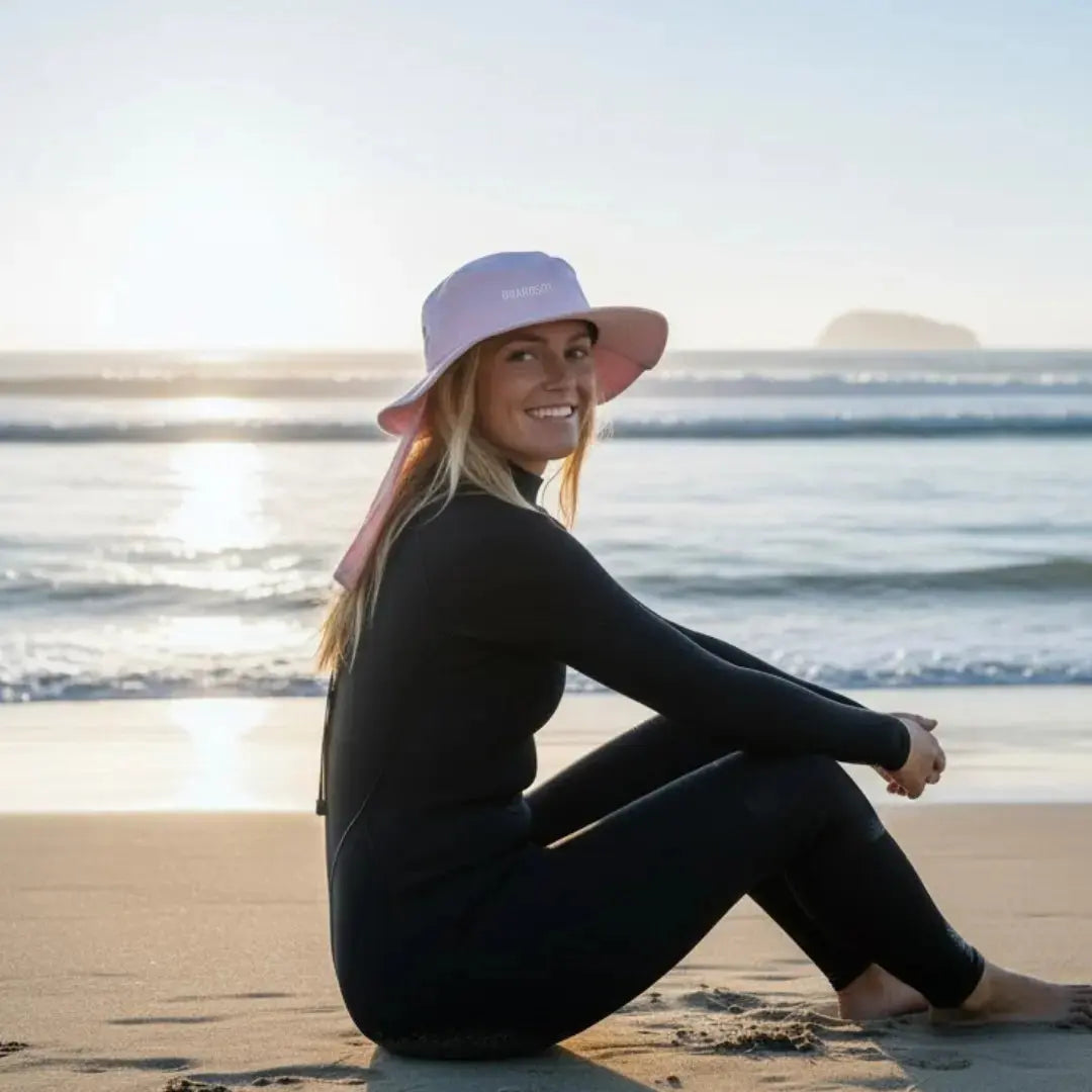 Rose Water Surf Hat + Hard Shell Insert - BOARDSOX®Hat