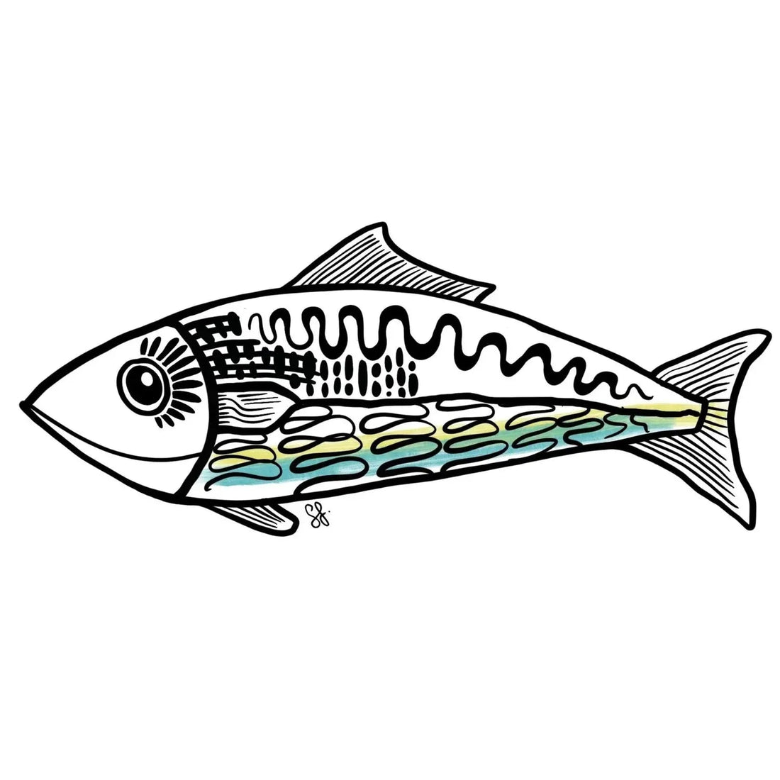 Sophie Fletcher Stickers - Small Landscape - BOARDSOX®