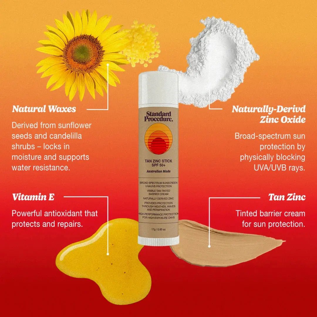 Standard Procedure - Tan Zinc Stick SPF 50+ - BOARDSOX®