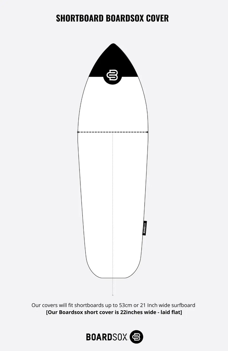 Stripes Boardsox® Custom Fit Big Wave Gun Cover - BOARDSOX®BoardSox Surfboard Cover