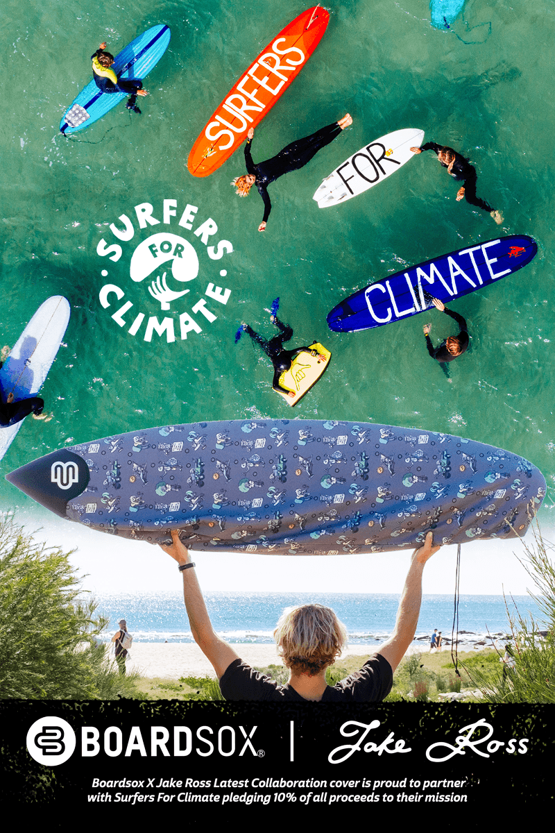 Surfers for Climate - The Skeletor BOARDSOX® FUN SURFBOARD COVER - BOARDSOX® Australia