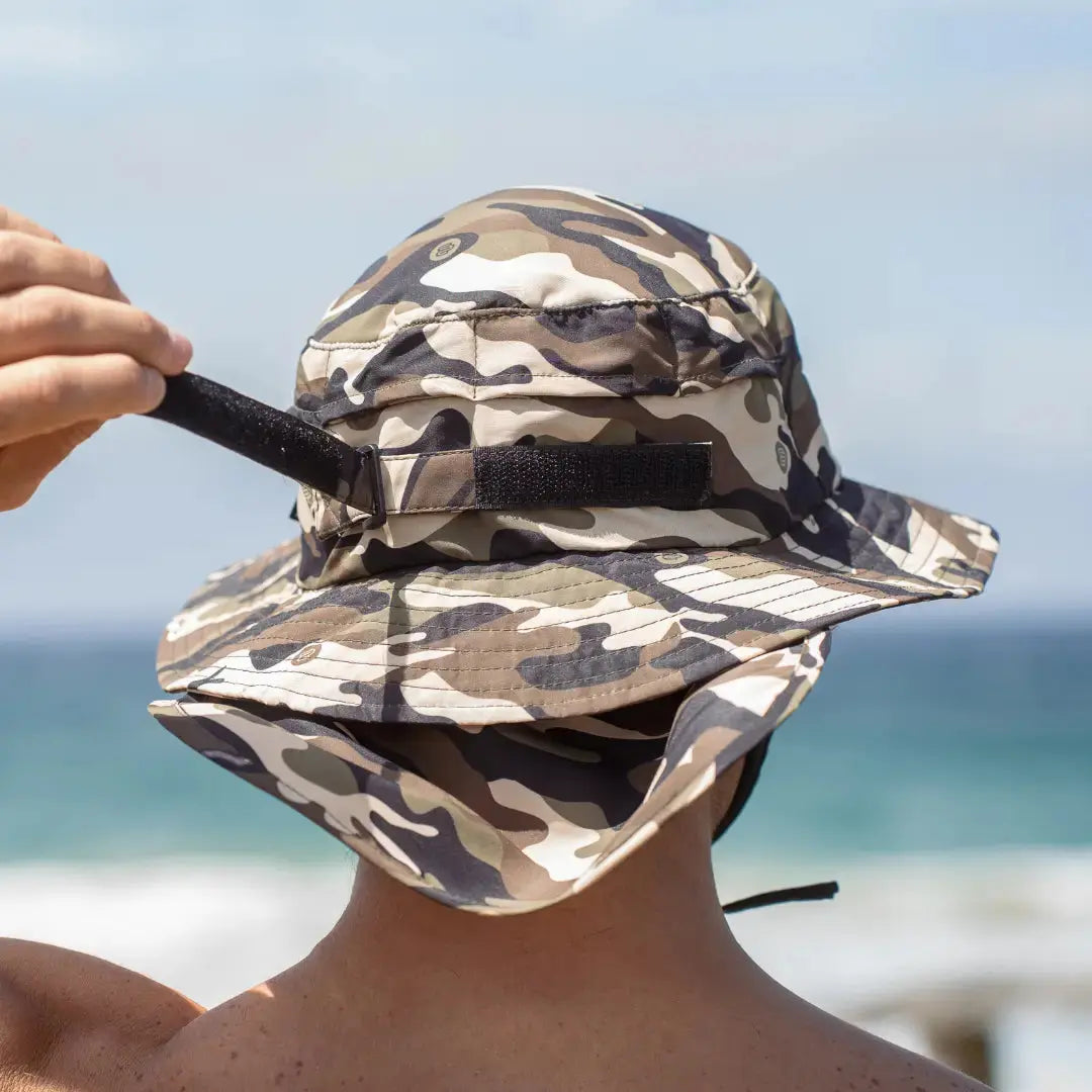 The Camo Surf Hat - Boardsox Surf Hat + Hard Shell Insert - BOARDSOX®Hat