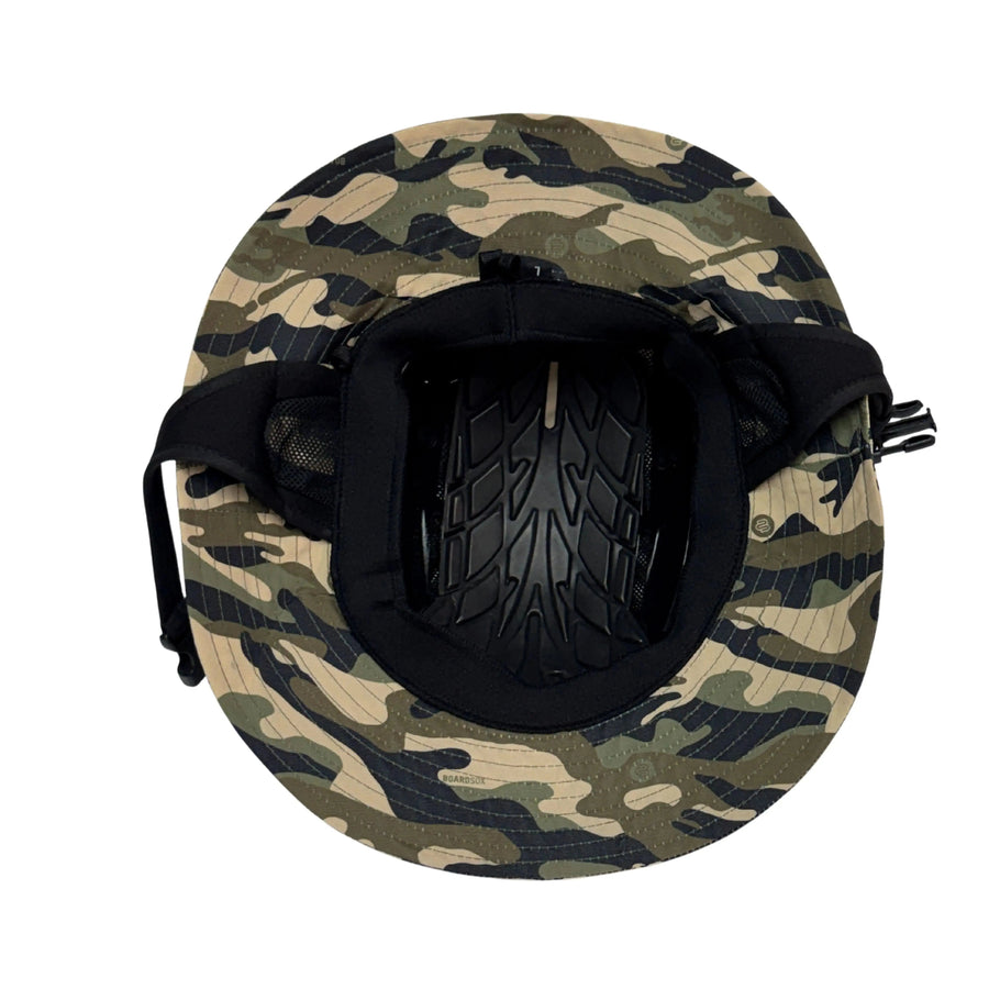 The Camo Surf Hat - Boardsox Surf Hat + Hard Shell Insert - BOARDSOX®Hat
