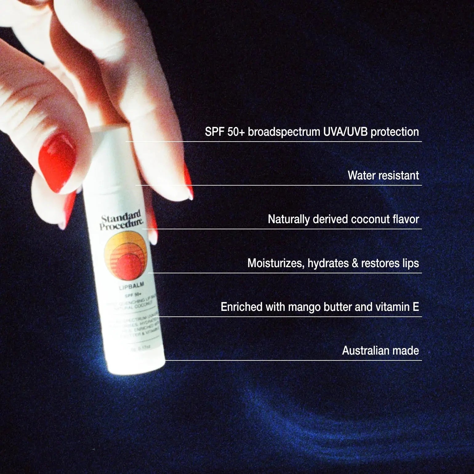 Tinted Lip Balm SPF 50+ - Standard Procedure - BOARDSOX®